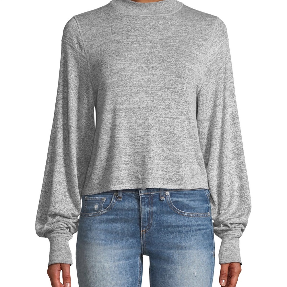 Rag & Bone Mock Neck Top Size Small